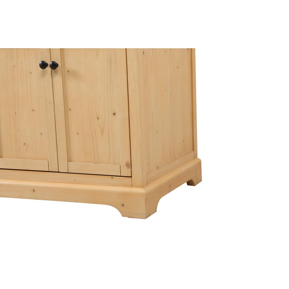 60 inch double bathroom vanity in natural wood. Picture 13