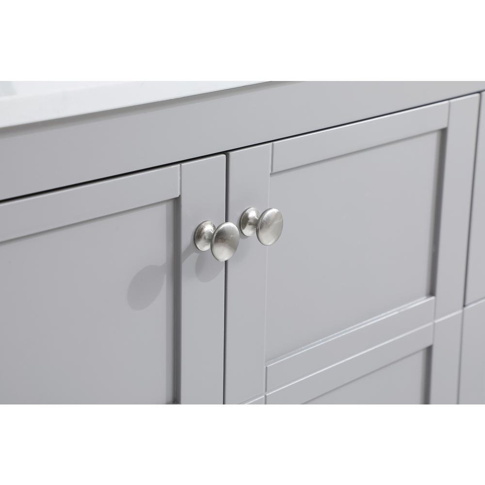 42 inch Single Bathroom Vanity in Gray. Picture 11