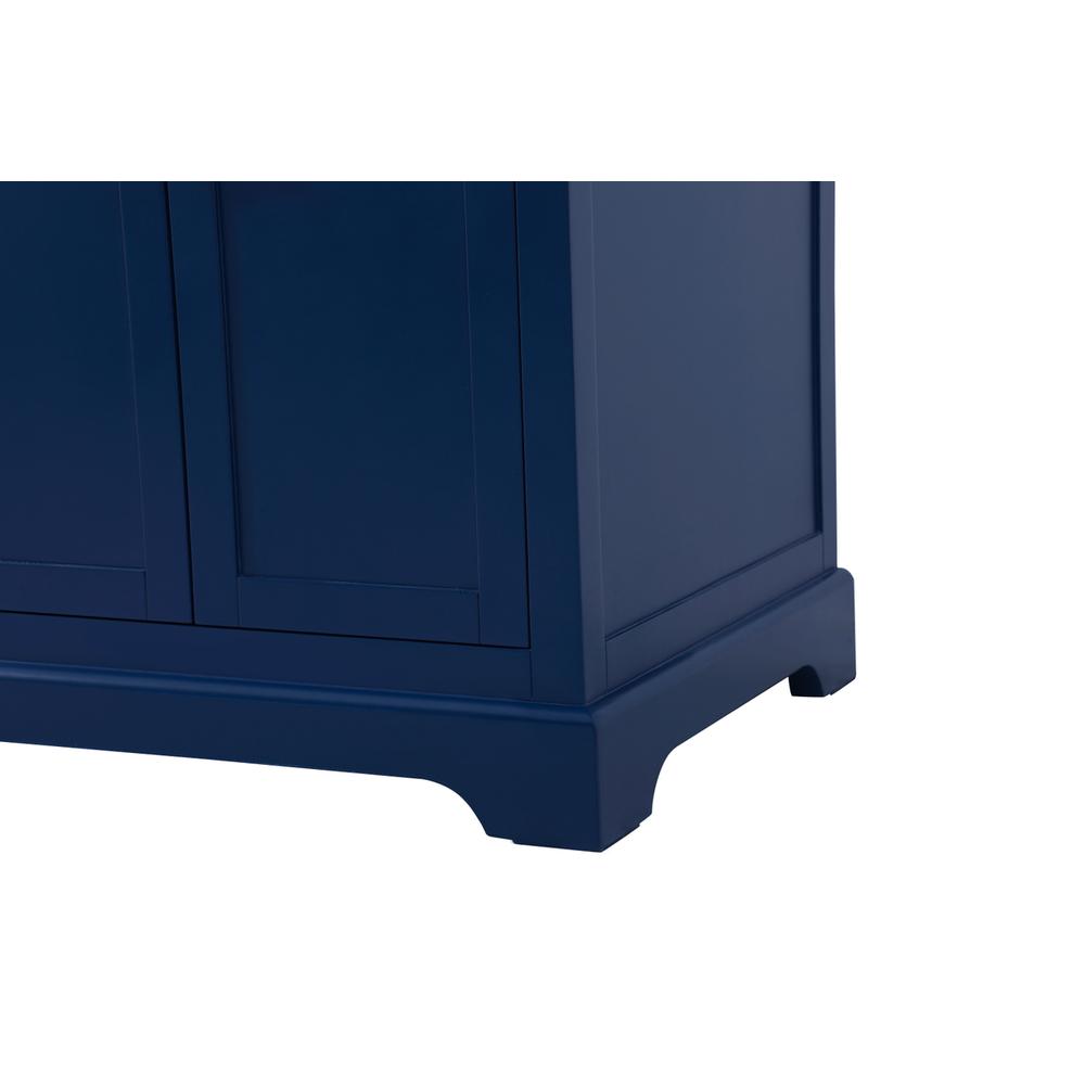 60 inch double bathroom vanity in blue. Picture 13