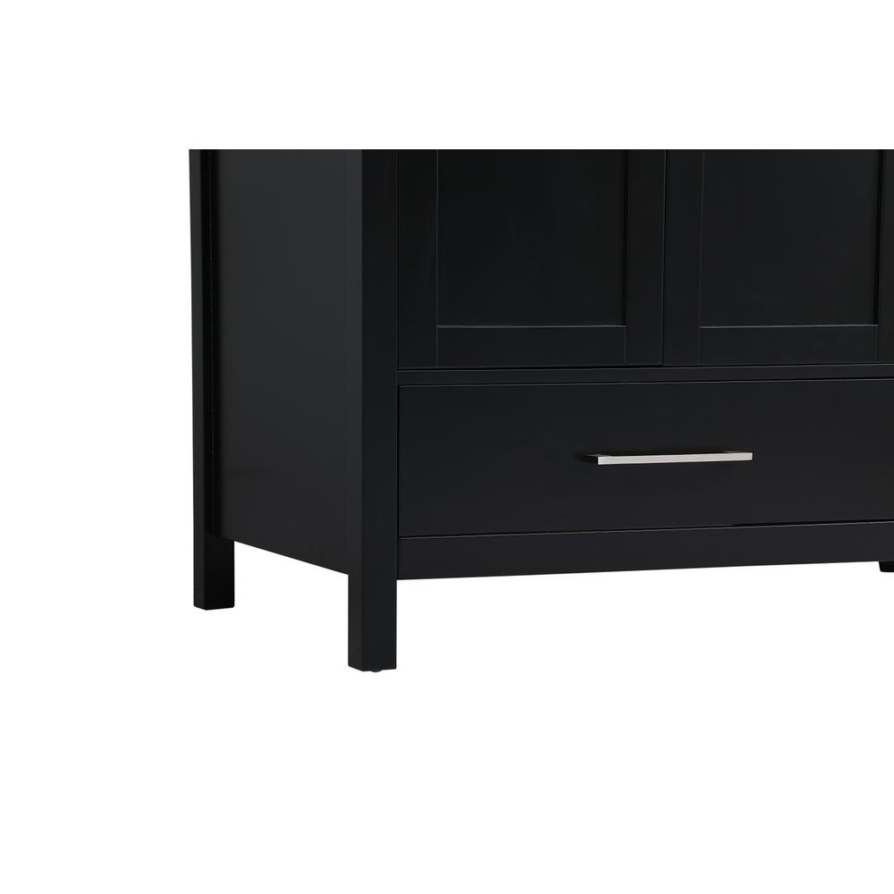 42 inch Single Bathroom Vanity in Black. Picture 11