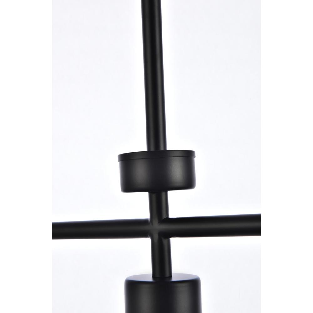 Mera 3 lights black pendant. Picture 3