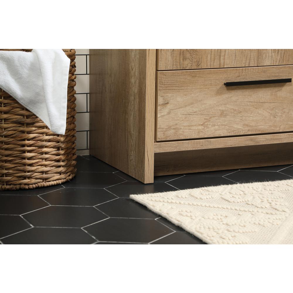 30 inch Single bathroom vanity in natural oak. Picture 6