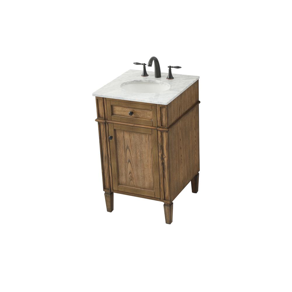 21 inch Single bathroom vanity in driftwood. Picture 8