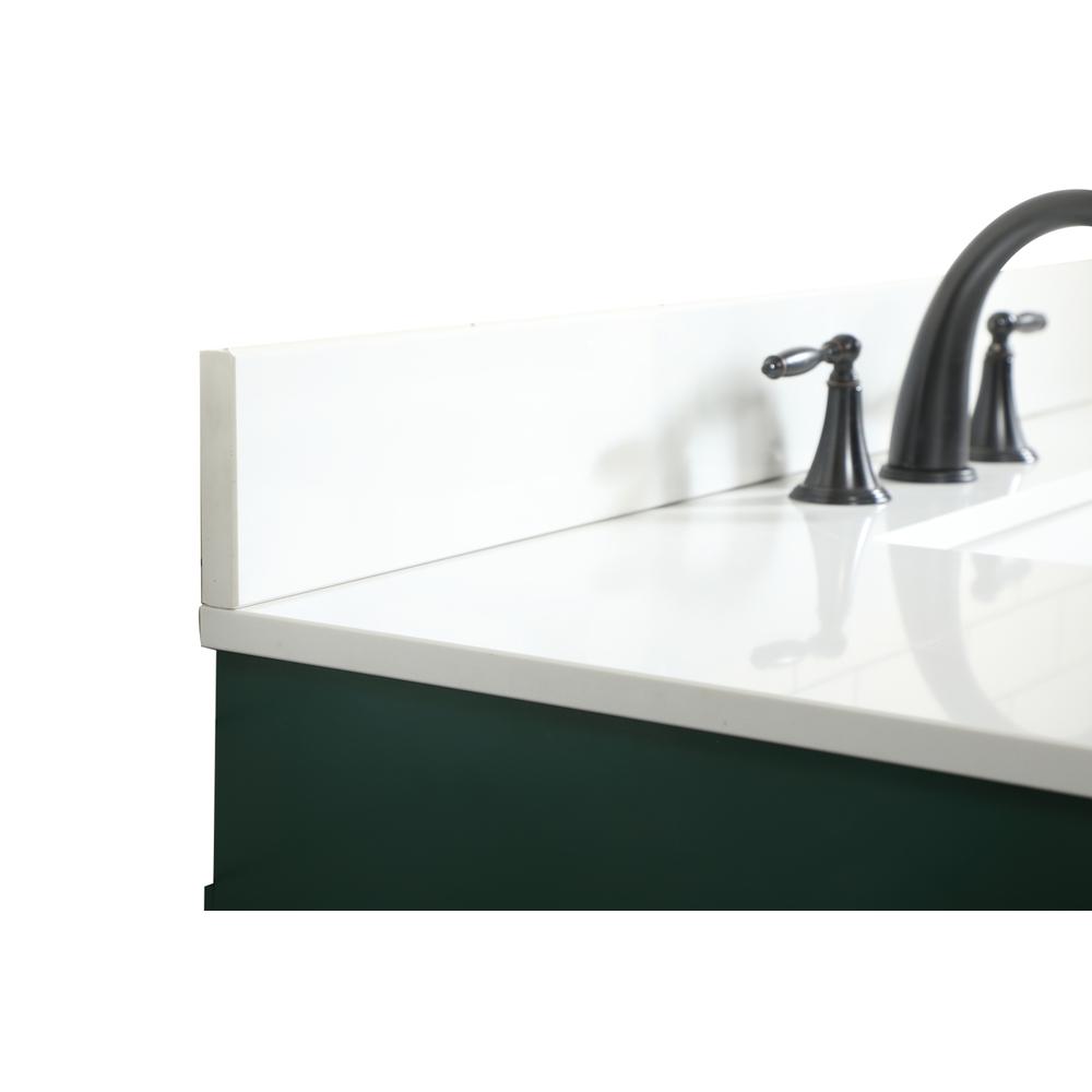 42 inch bathroom vanity in Green with backsplash. Picture 11