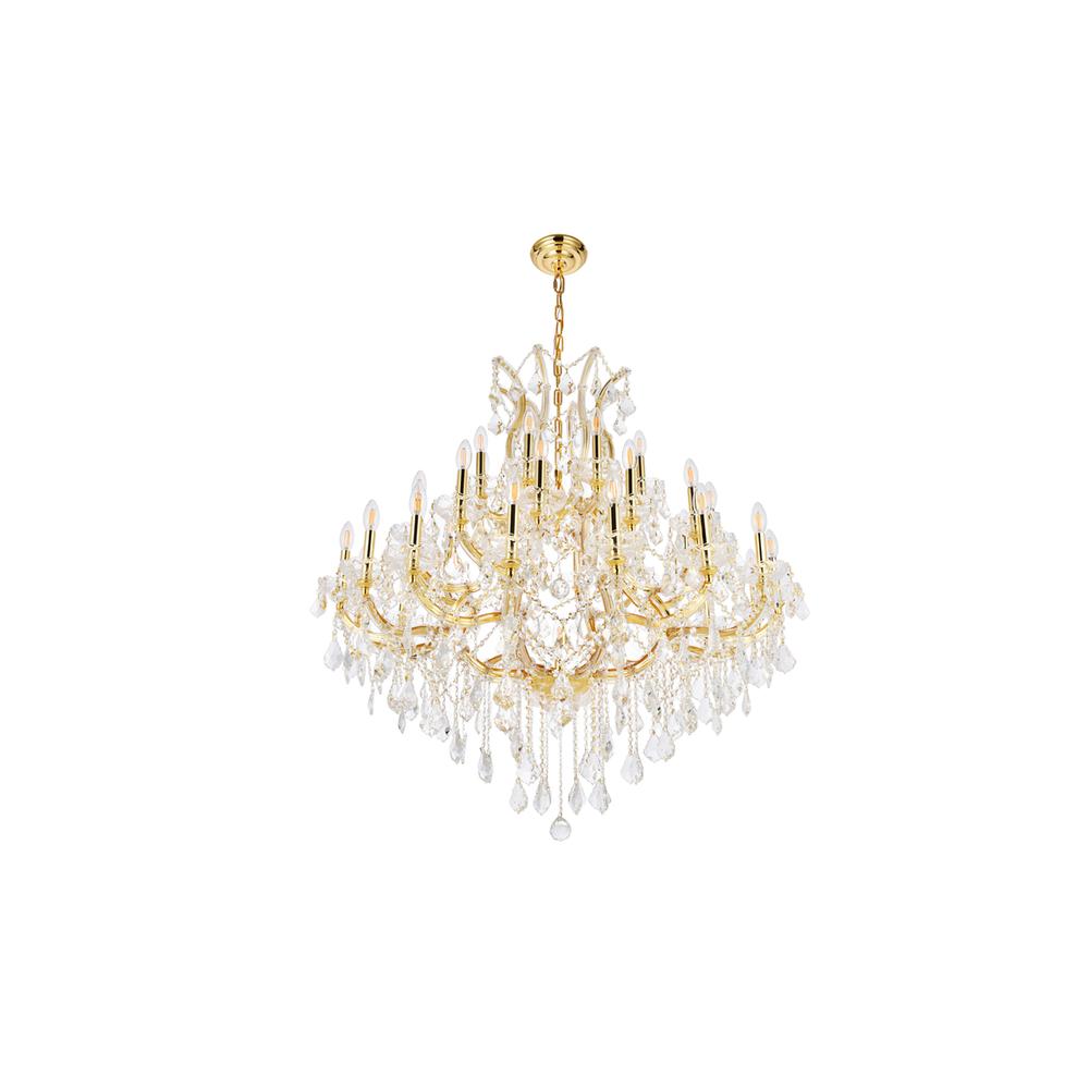Maria Theresa 37 light Gold Chandelier Clear Royal Cut Crystal. Picture 6