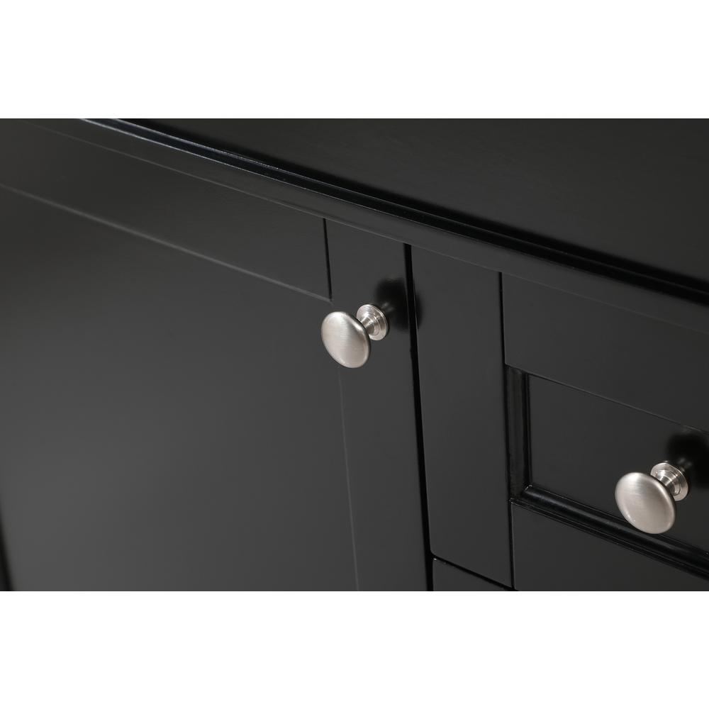 32 inch Single bathroom vanity in black. Picture 12