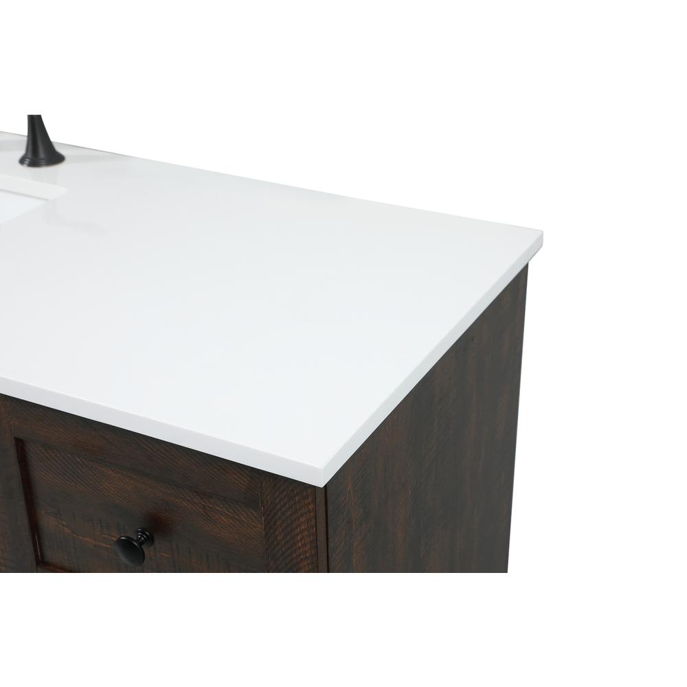 42 inch Single bathroom vanity in expresso. Picture 11