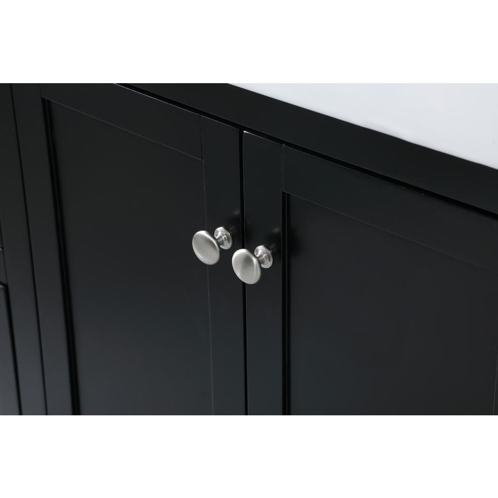 48 inch Single bathroom vanity in black. Picture 12