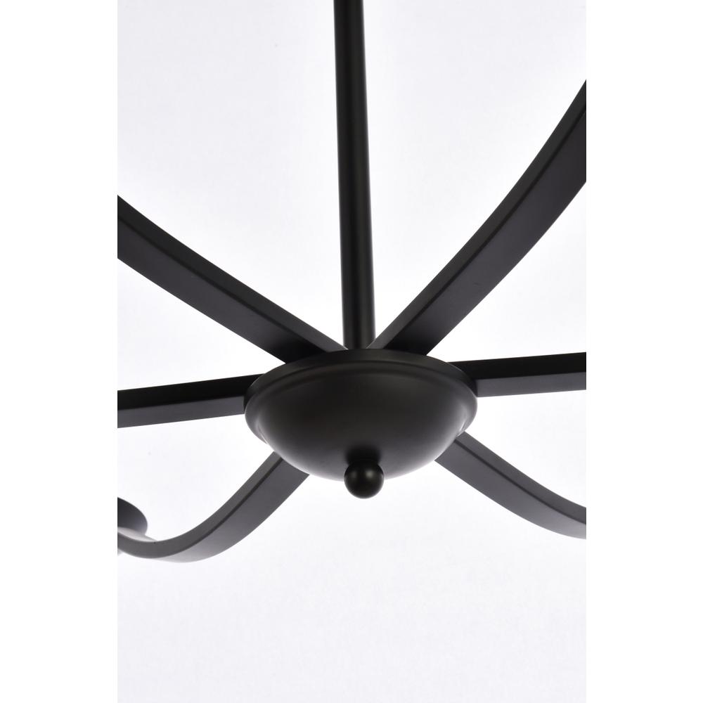 Trey 42 inch pendant in black. Picture 3