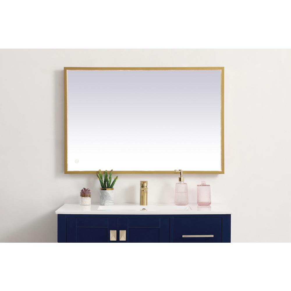 Pier 24x36 inch LED mirror with adjustable color temperature. Picture 12