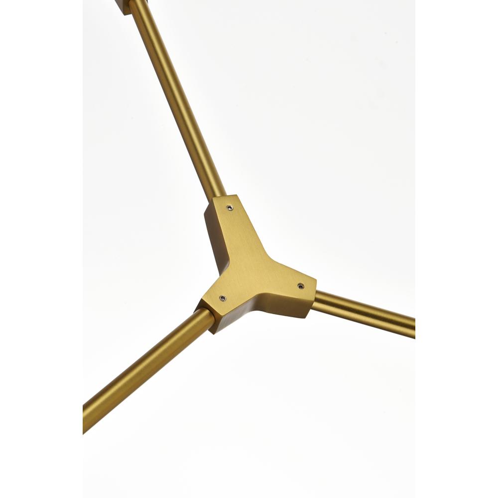 Cavoli 74 inch Chandelier in Brass. Picture 4