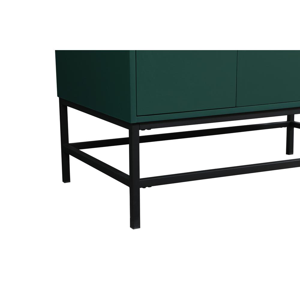 36 inch Single bathroom vanity in green with backsplash. Picture 13