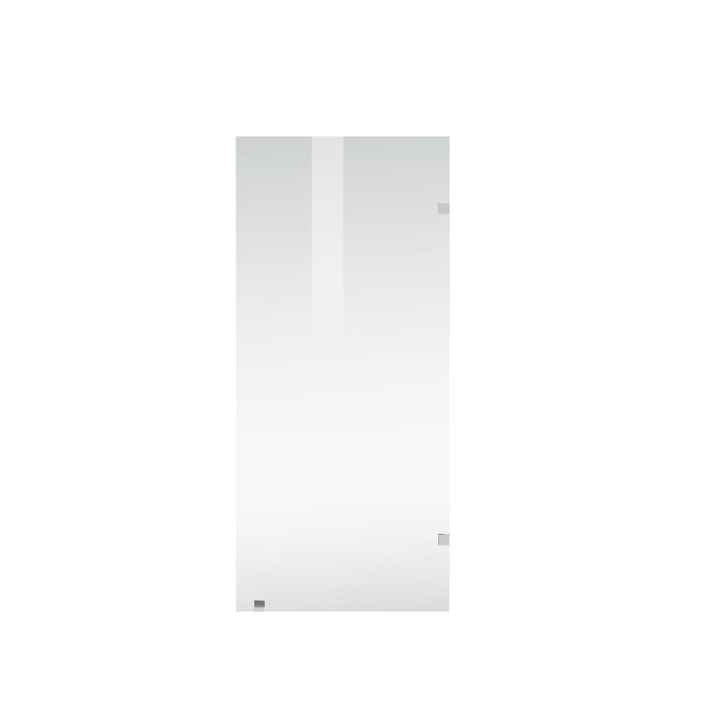 Fixed frameless shower door 35 x 78 Polished Chrome. Picture 7