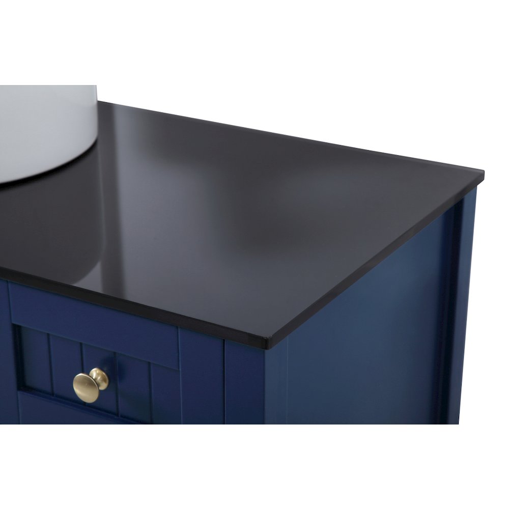 48 Inch Vessel Sink Bathroom Vanity In Blue. Picture 11