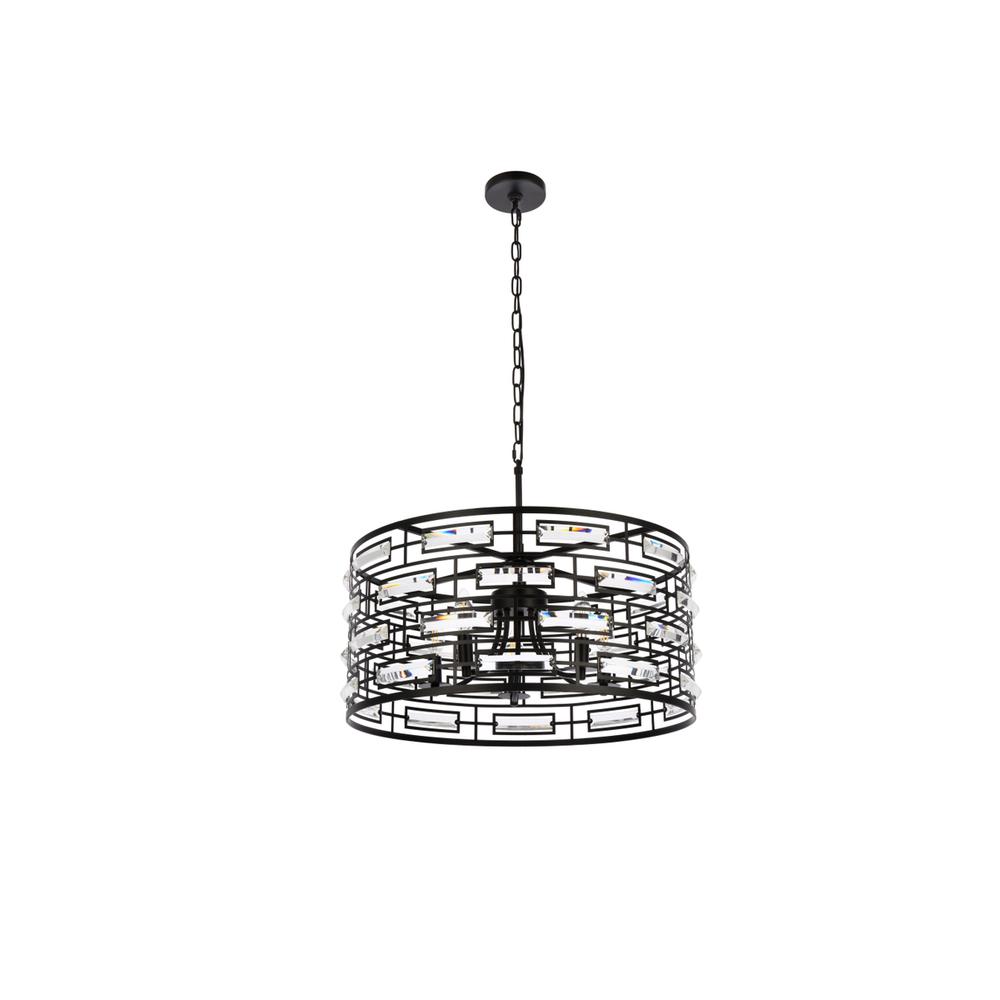 Kennedy 24 inch pendant in black. Picture 6