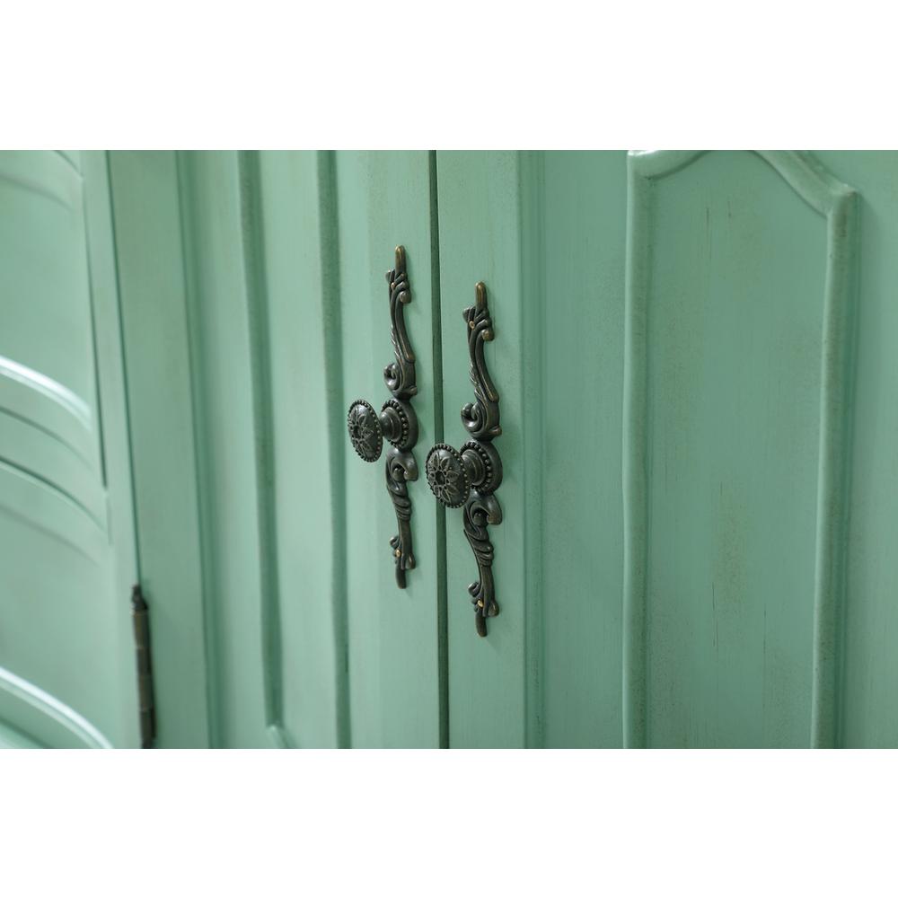 60 inch Single bathroom vanity in vintage mint. Picture 12