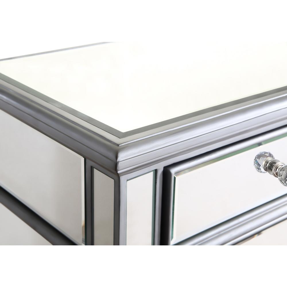 1 Door Cabinet 24 in. x 16 in. x 27 in. in silver paint. Picture 6