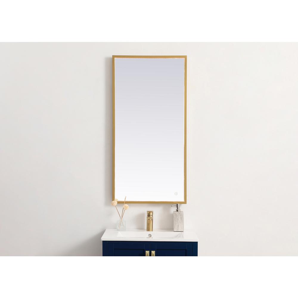 Pier 20x40 inch LED mirror with adjustable color temperature. Picture 12