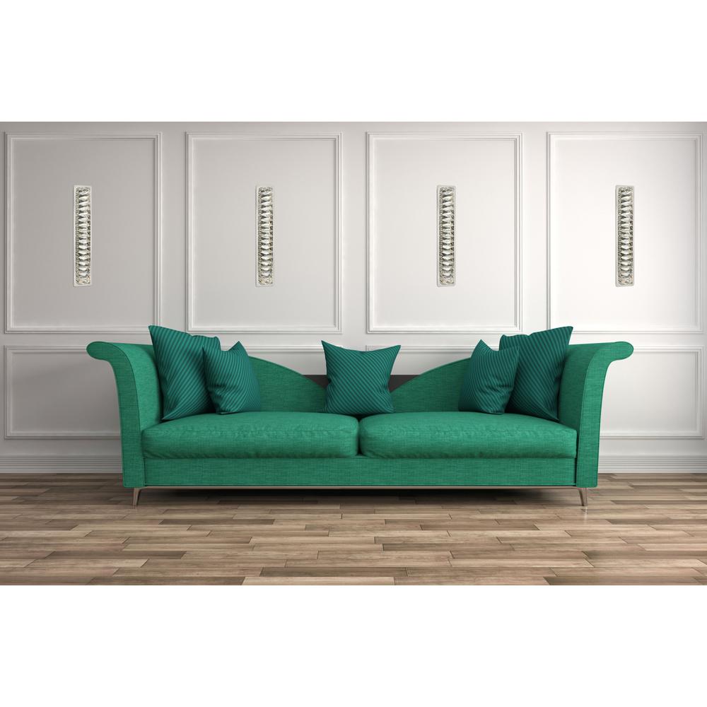 Monroe Integrated Led Chip Light Chrome Wall Sconce Clear Royal Cut Crystal. Picture 7