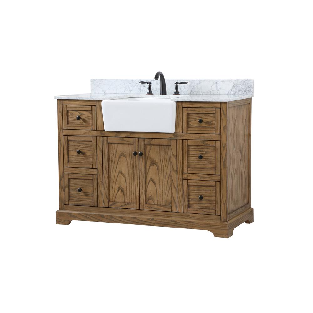 48 inch Single bathroom vanity in driftwood. Picture 7