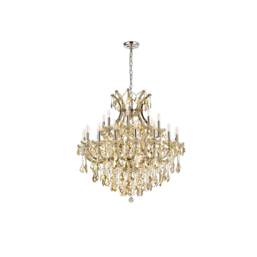 Maria Theresa 24 light Golden Teak Chandelier Golden Teak. Picture 6