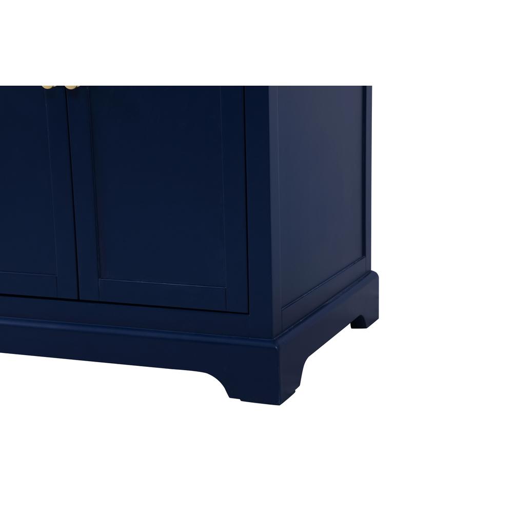 72 inch double bathroom vanity in blue. Picture 13