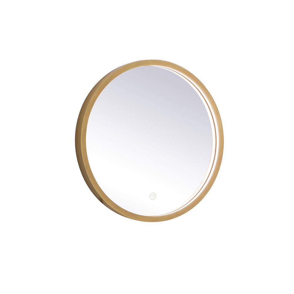 Pier 18 inch LED mirror with adjustable color temperature. Picture 1