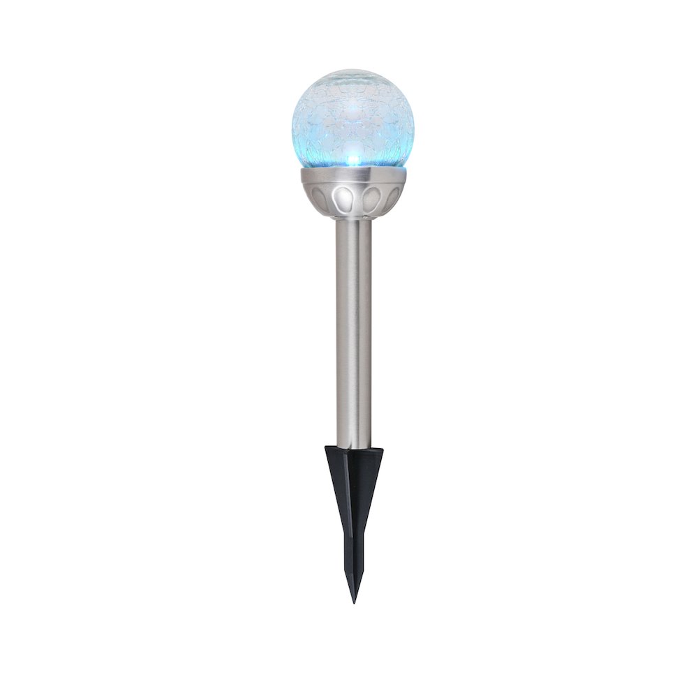 Outdoor Silver Led Rgb Pathway Light In Pack Of 4. Picture 1