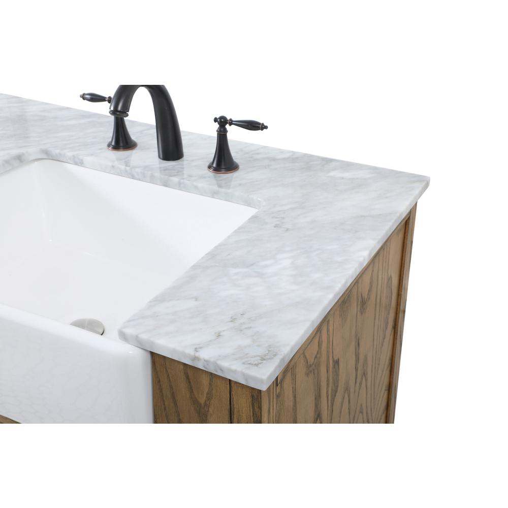 72 inch double bathroom vanity in driftwood. Picture 11