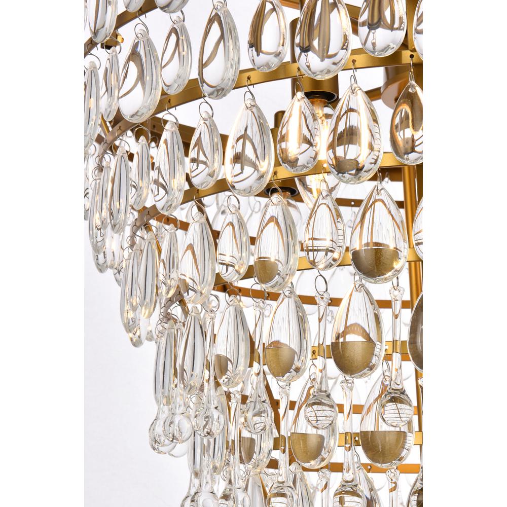 Nordic 7 lights brass chandelier. Picture 5