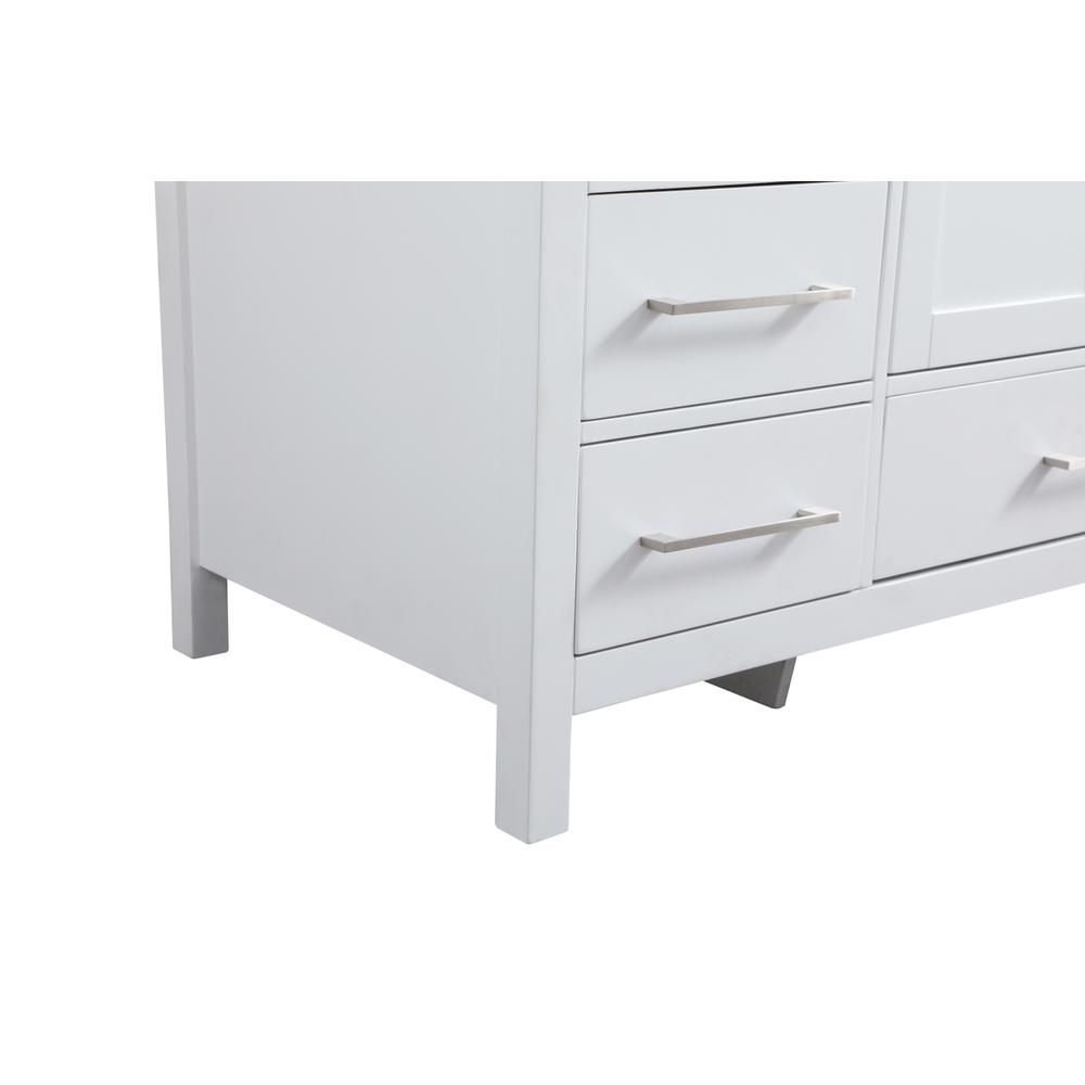 54 Inch SIngle Bathroom Vanity In White. Picture 13