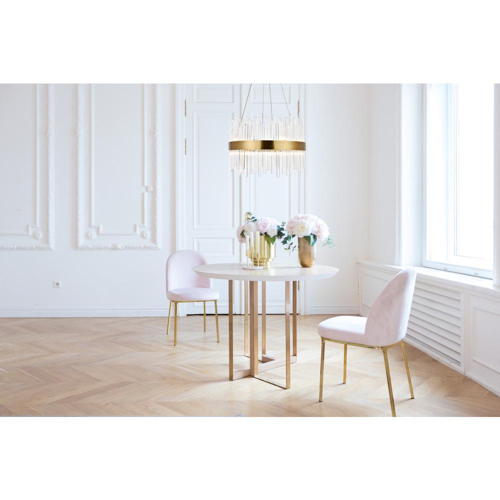 Dallas 14 light Gold Chandelier Clear Royal Cut Crystal. Picture 6