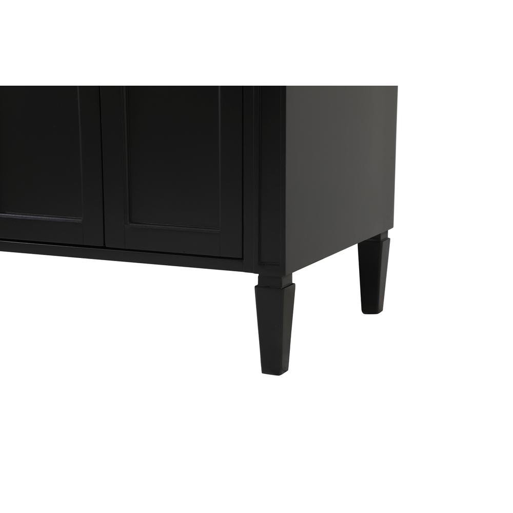 60 inch double bathroom vanity in Black. Picture 13