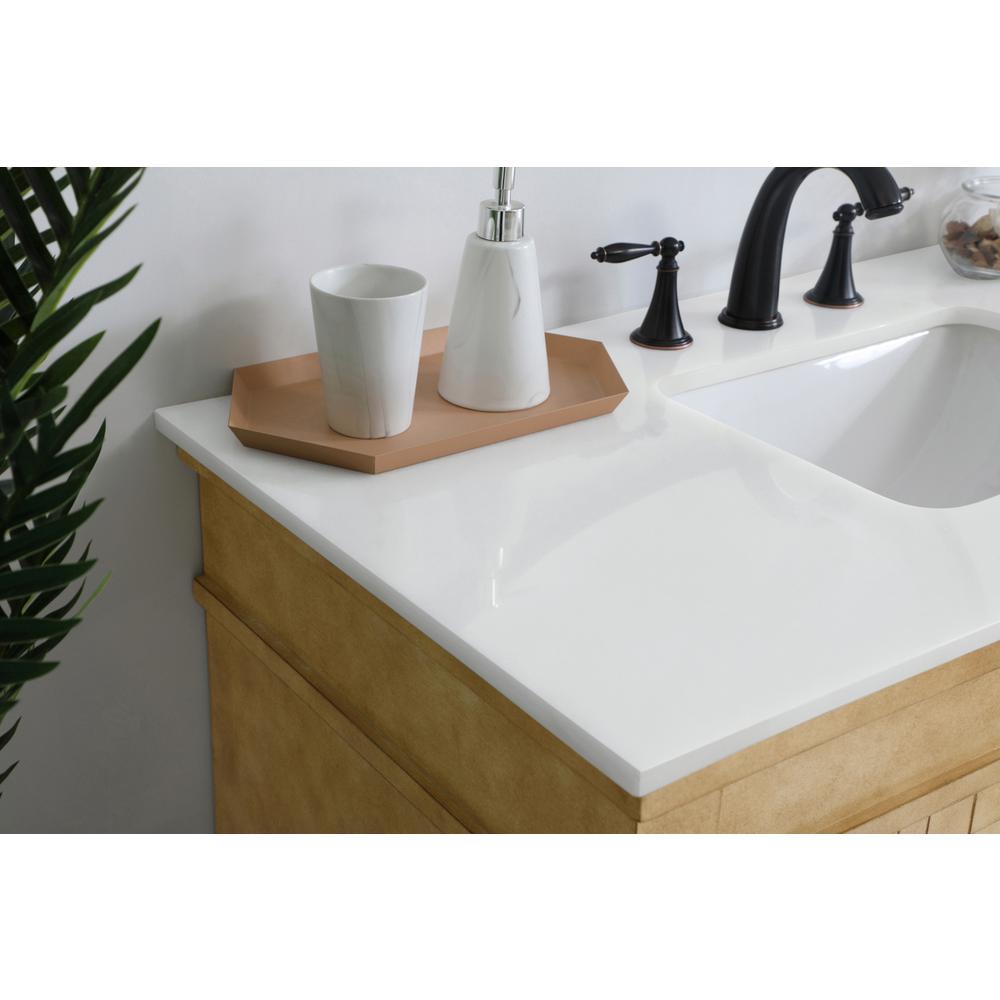 42 inch Single Bathroom vanity in Antique Beige. Picture 4
