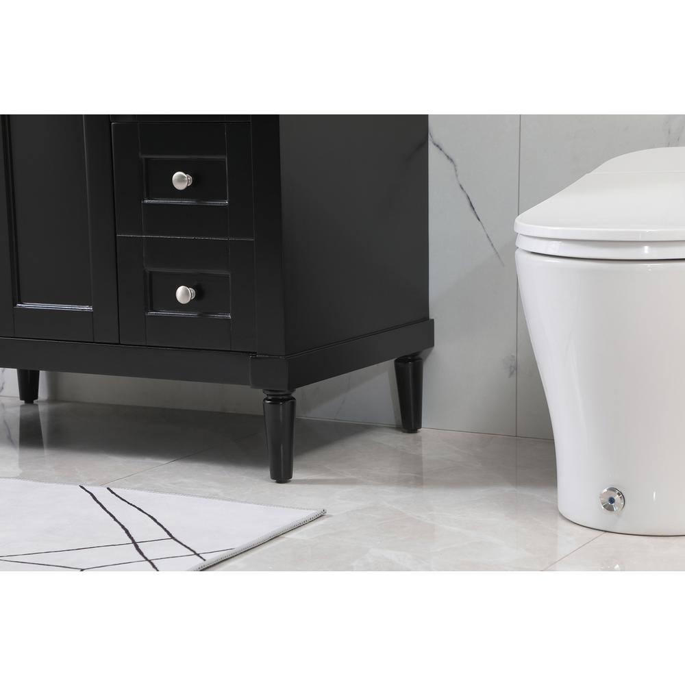 36 inch Single bathroom vanity in black. Picture 6
