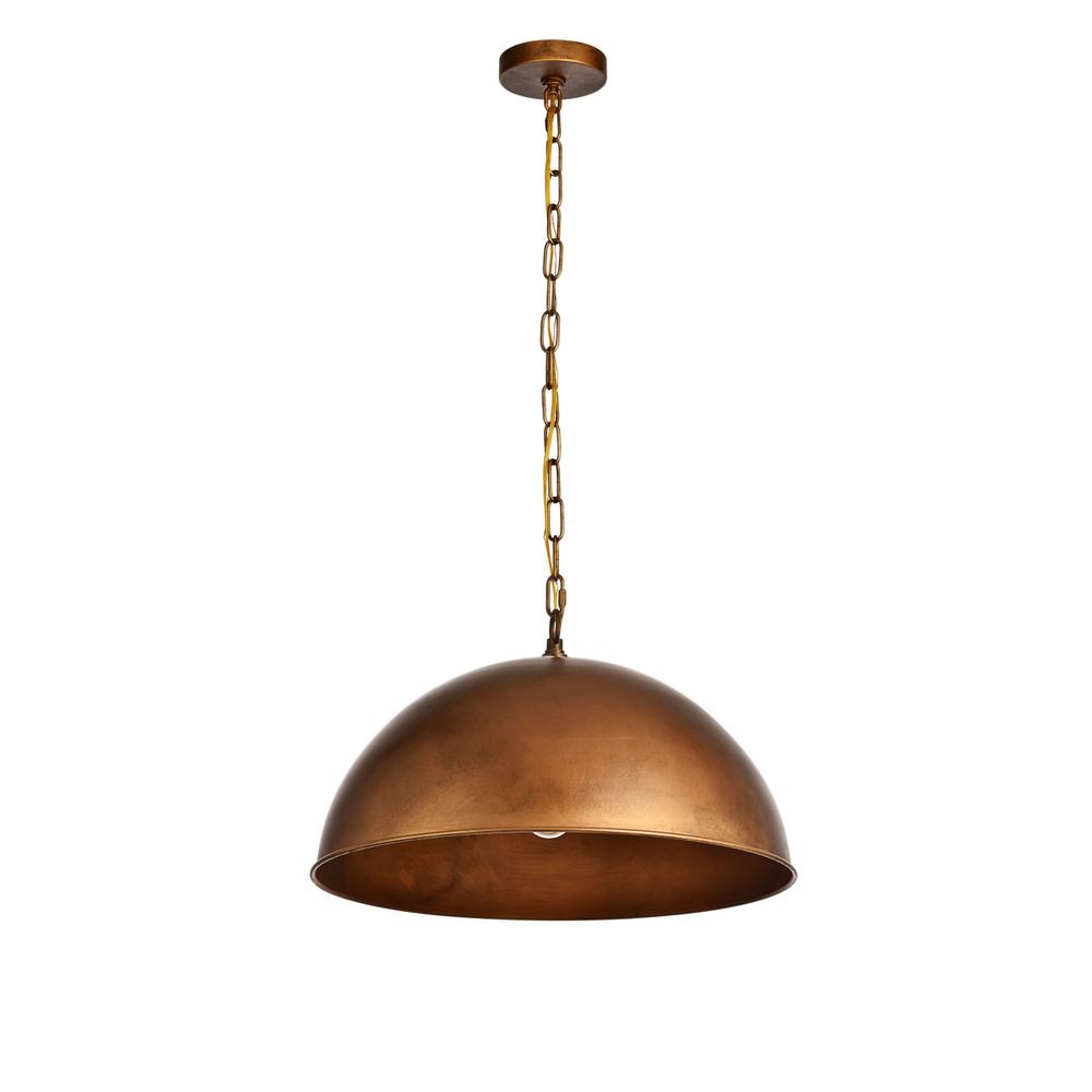 Merce Collection Pendant D20 H12.75 Lt:1 Manual Brass Finish. Picture 2