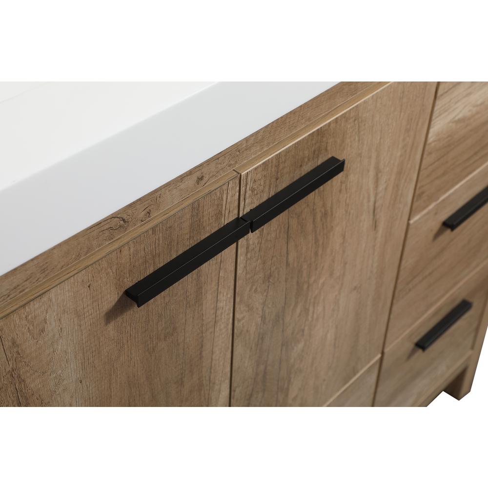 48 inch Single bathroom vanity in natural oak. Picture 12