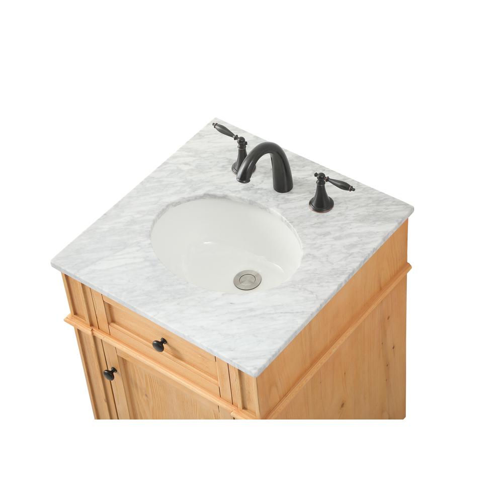 21 inch Single bathroom vanity in natural wood. Picture 10