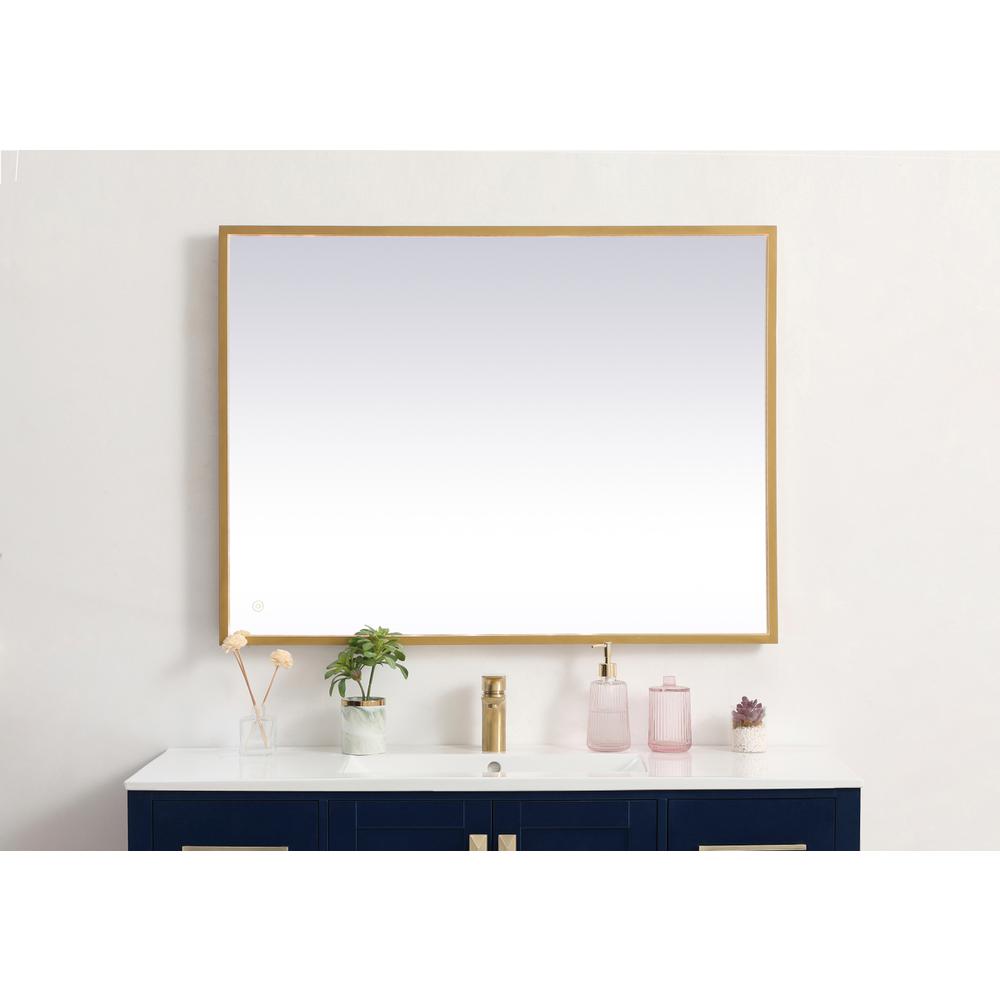 Pier 30x40 inch LED mirror with adjustable color temperature. Picture 12