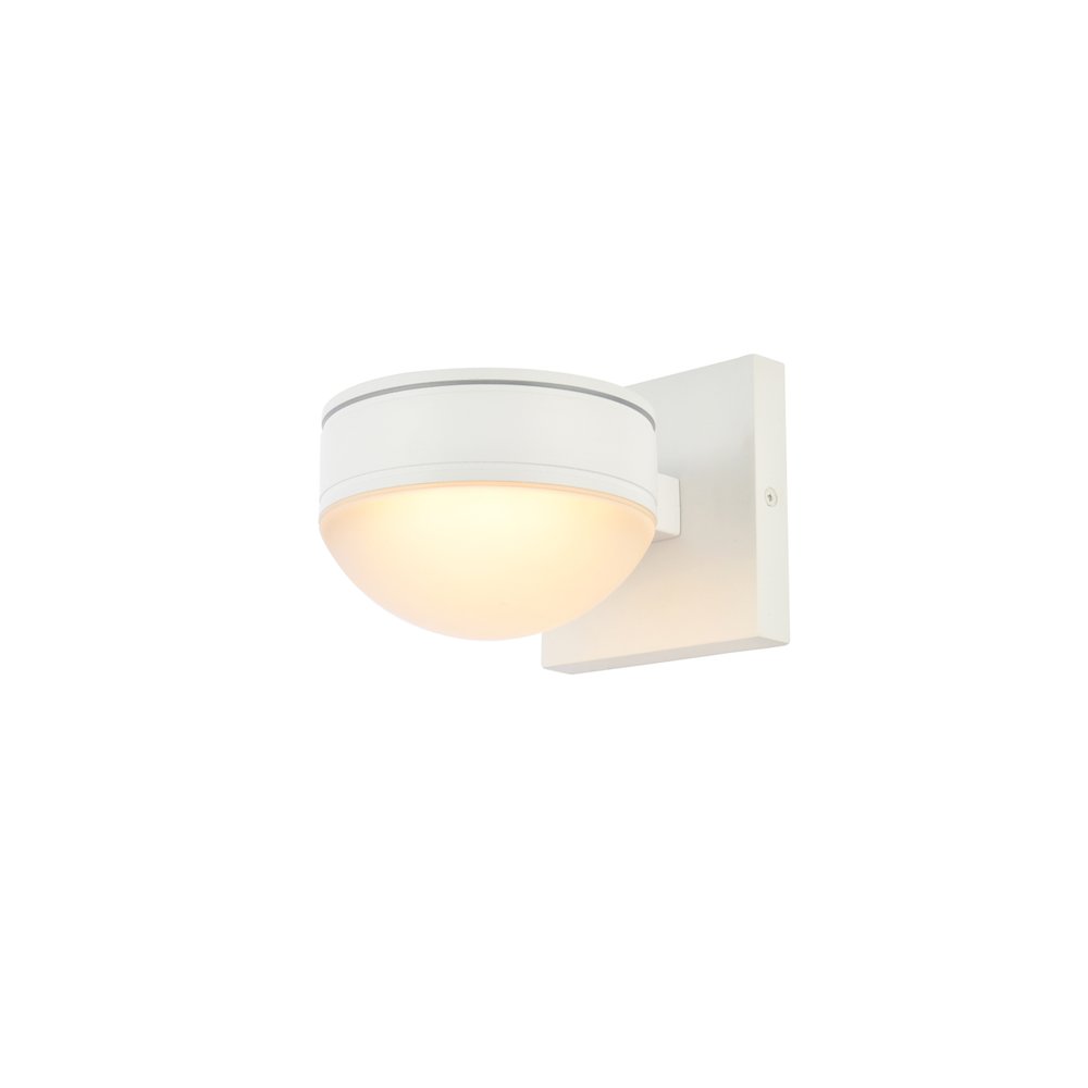 Raine Integrated Led Wall Sconce In White. Picture 2