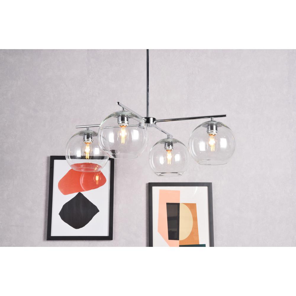 Opus 4 lights chrome pendant. Picture 7