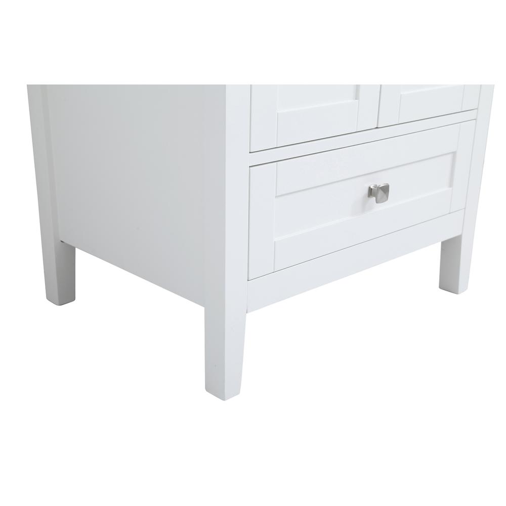 24 In. Single Bathroom Vanity Set In White. Picture 13
