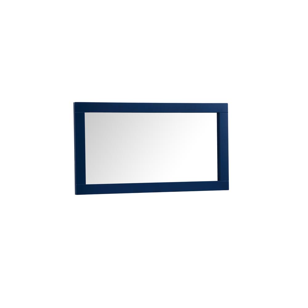 Aqua vanity mirror 18x32 inch in blue. Picture 7