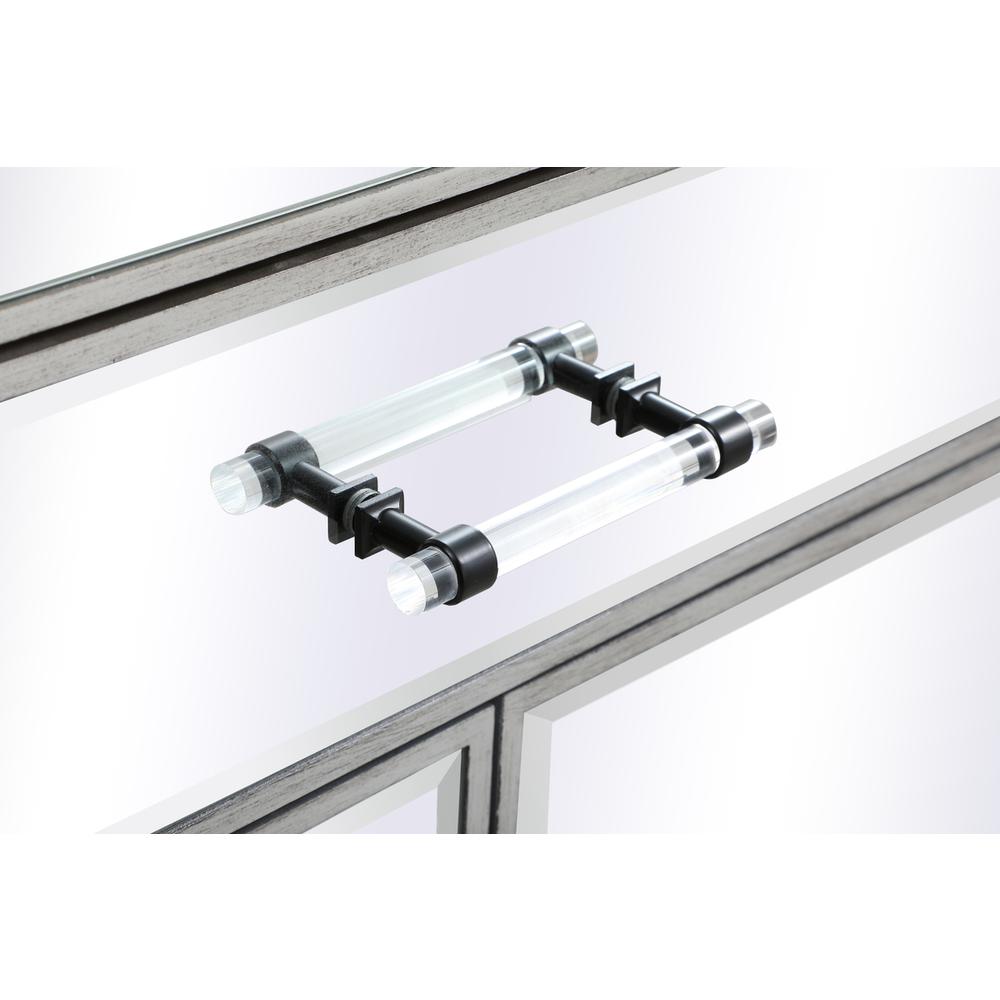 James 28.5 in. mirrored cabinet in black. Picture 7