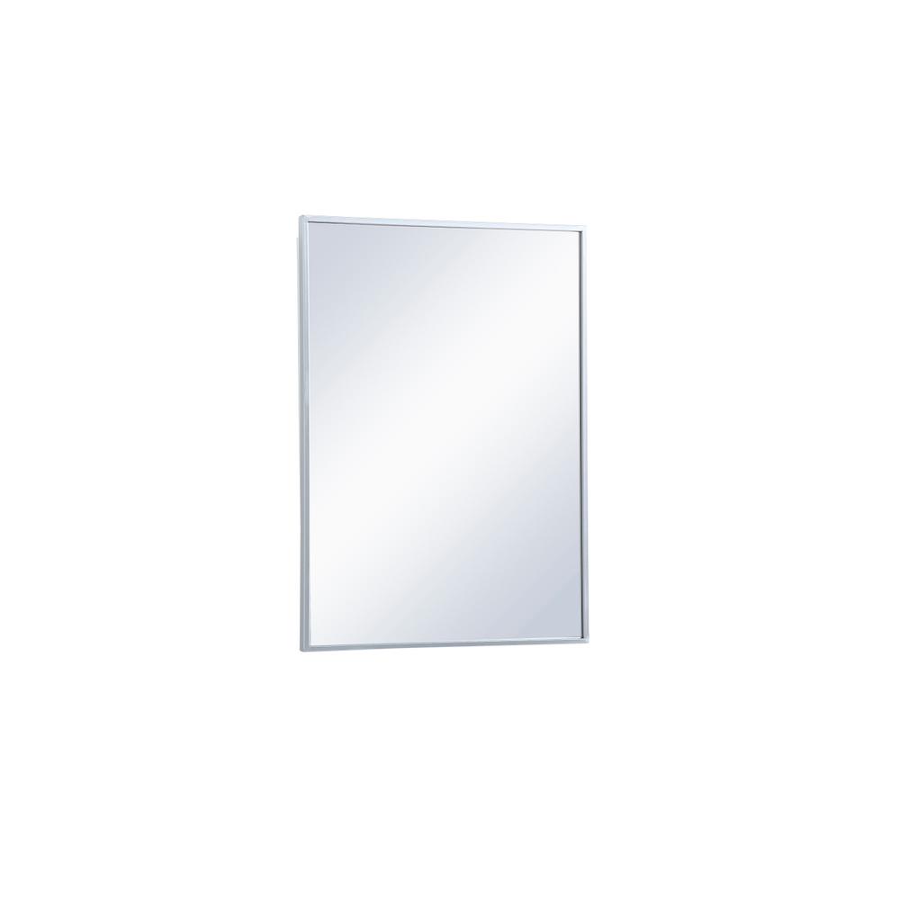 Metal mirror medicine cabinet 20 inch x 28 inch in silver. Picture 5