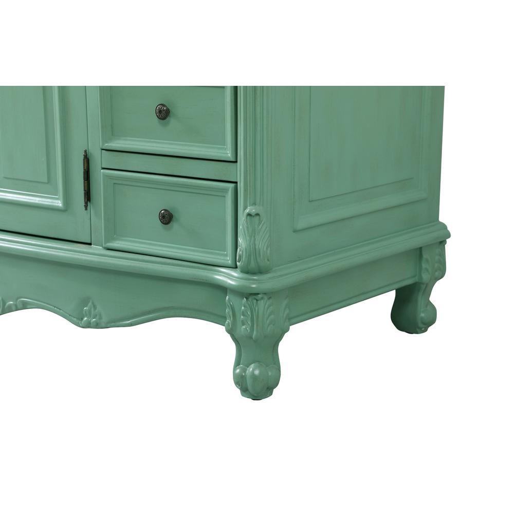 48 inch Single bathroom vanity in vintage mint. Picture 13