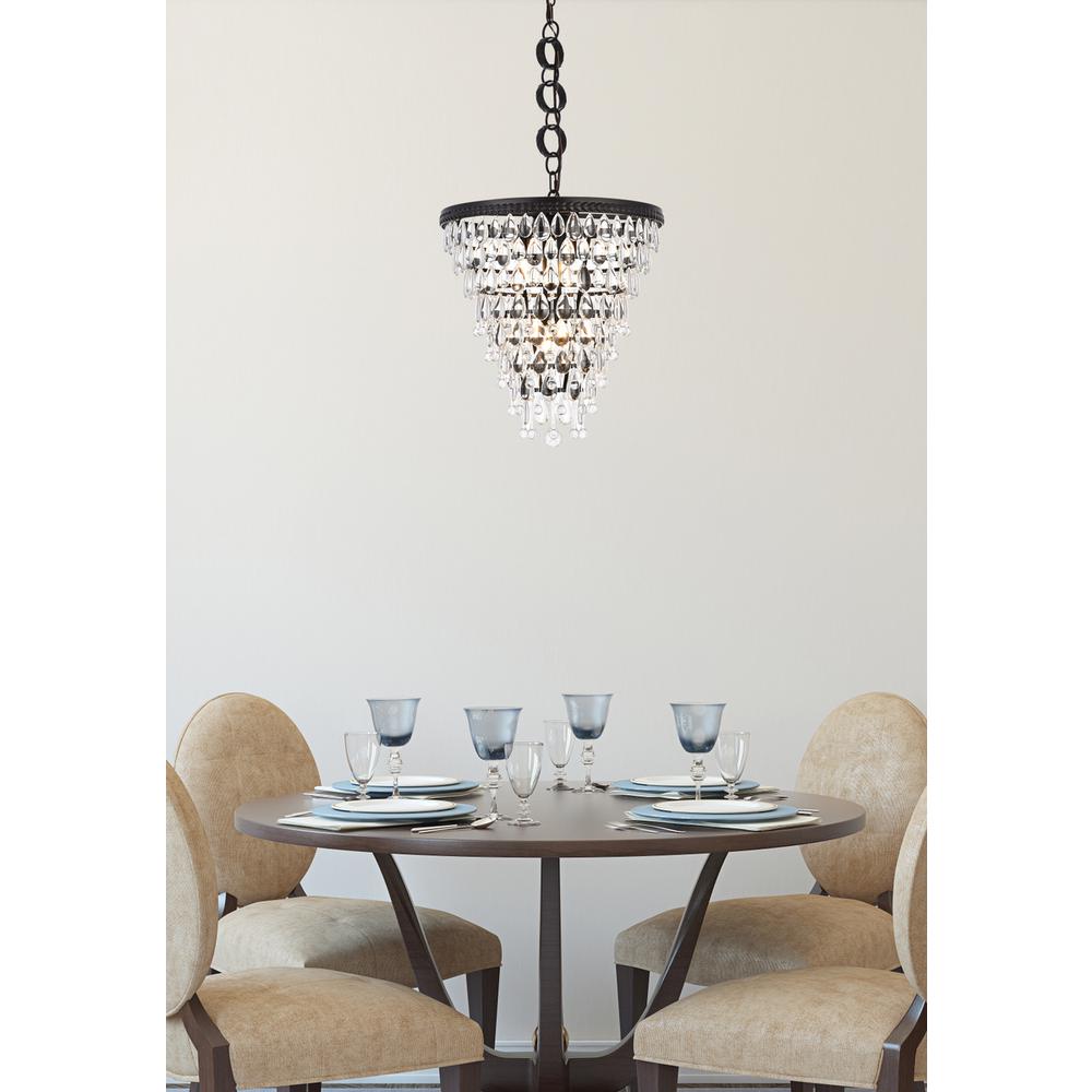 Nordic 5 lights black pendant. Picture 7