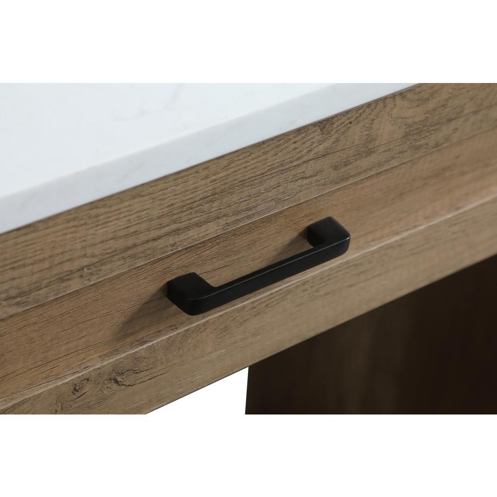 60 Inch ADA Compliant Bathroom Vanity In Natural Oak. Picture 12