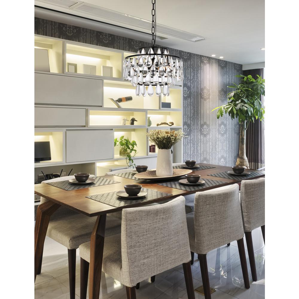 Mila 14 inch pendant in black. Picture 8
