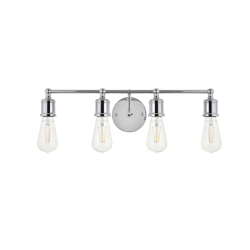 Serif 4 light chrome Wall Sconce. Picture 2